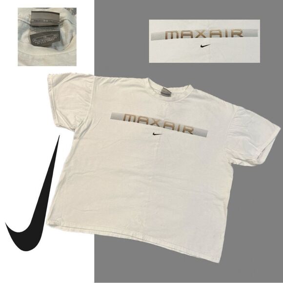 Nike Max Air Logo VINTAGE 90’s Tee‎ - Size XL - Picture 1 of 1